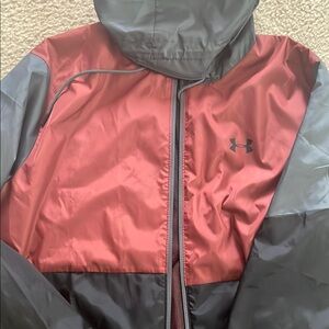 Under Armour Maroon and Charcoal Jacket